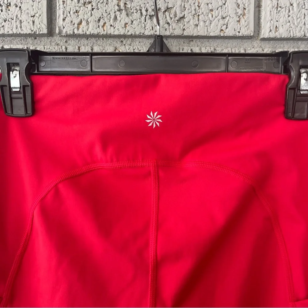 Athleta Ultimate Stash Pocket 7/8 Tight Bright Red Large Tall - Picture 5 of 6
